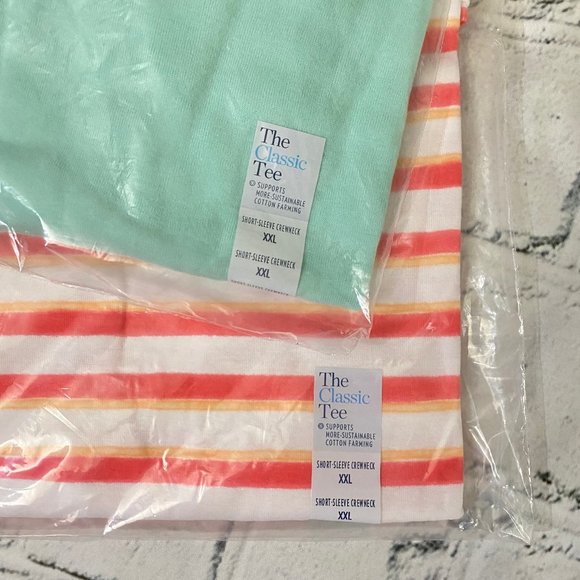 Lot of 2 Croft & Barrow Essential Crewneck Tee XXL - Picture 3 of 3